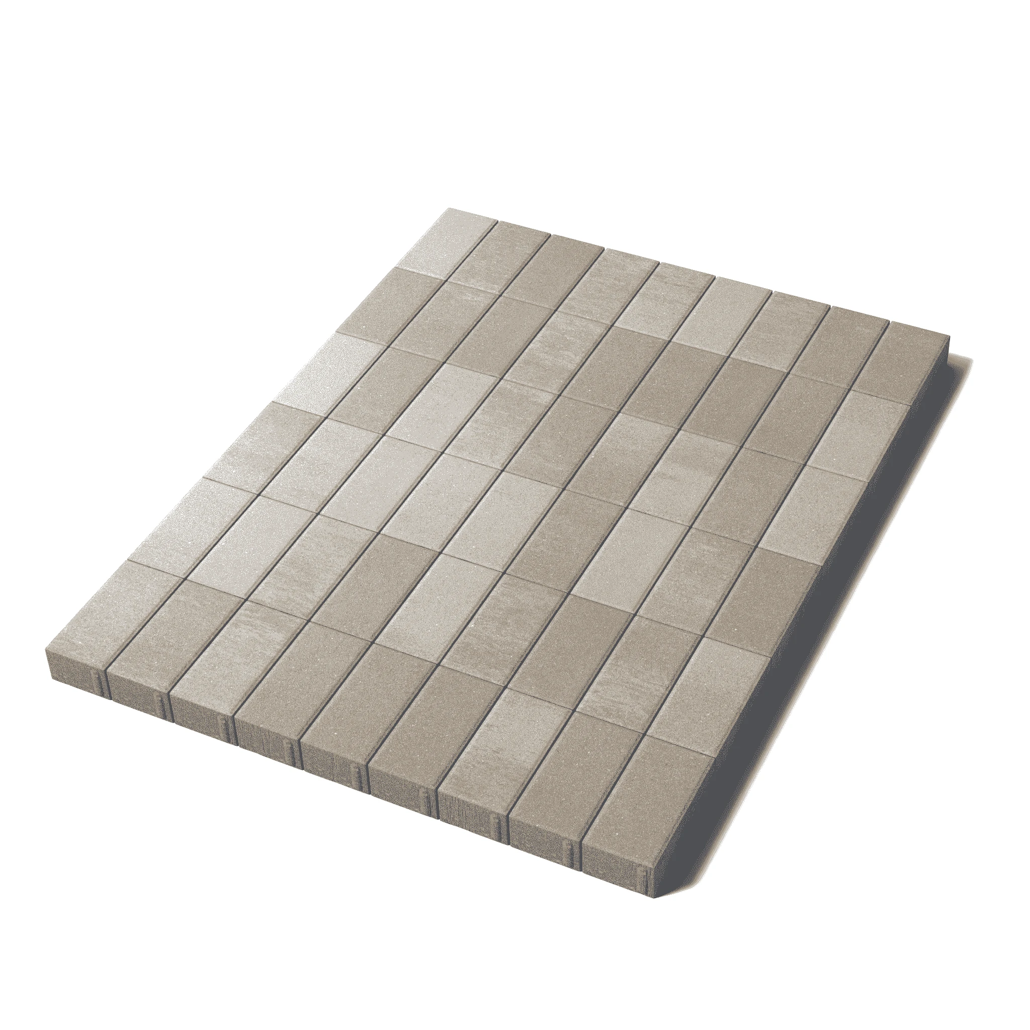 Купите прямоугольную тротуарную плитку от производителя «Поревит»