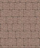 Тротуарная плитка Старый город, 60 мм, гранит, светло-коричневый с черным