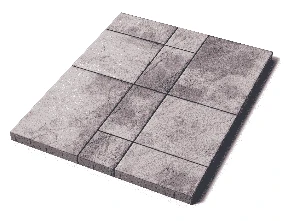 Тротуарная плитка Петра, 60 мм, гранит, Хаски