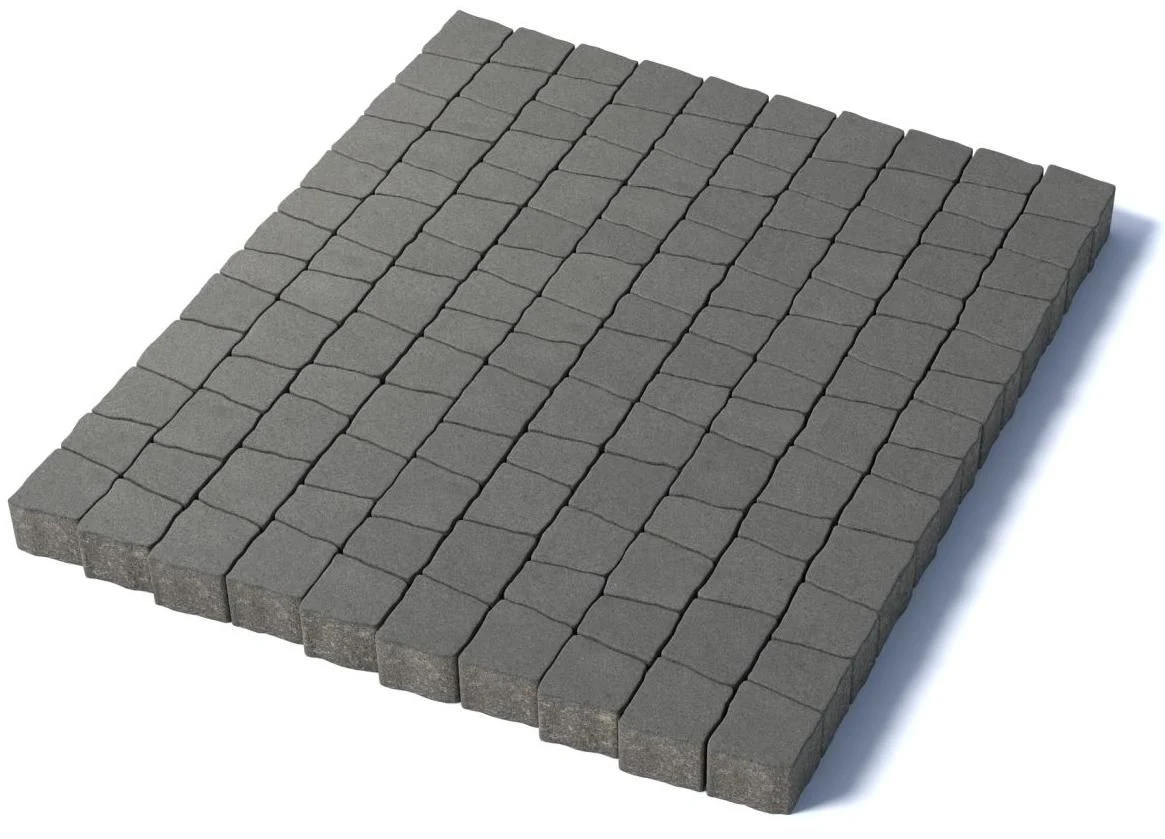 Тротуарная плитка Абрис, 60 мм, серый