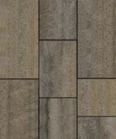 Тротуарная плитка Трио, 60 мм, Базальт