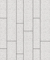 Тротуарная плитка Регата, 60 мм, мрамор, белый