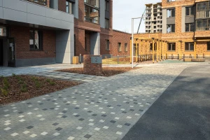 Купите тротуарную плитку Б.3.К.6 гладкая серая