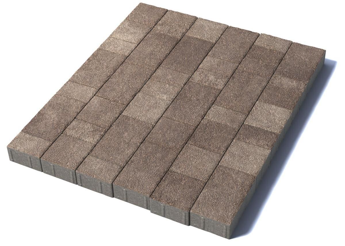 Тротуарная плитка Старый город, 80 мм, гранит, Хаски