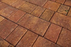 Тротуарная плитка Б.1.Фсм.6 гранит (н/м) листопад (красный,коричн, желтый)